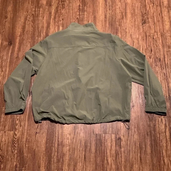 Calvin Klein Bomber Jacket Olive Green Women’s Size Large - Picture 3 of 9